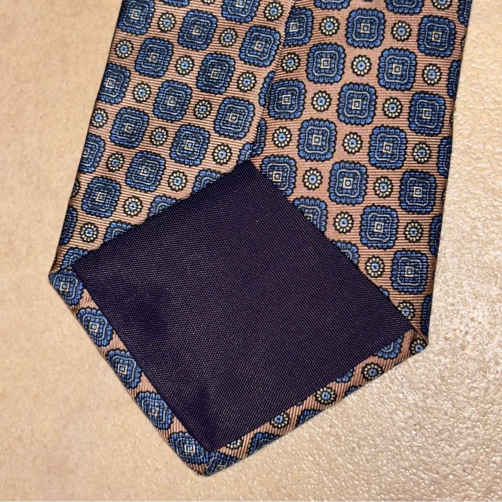 Bert Pulitzer Vintage 100% Silk Geometric
Foulard Necktie - Picture 4 of 4